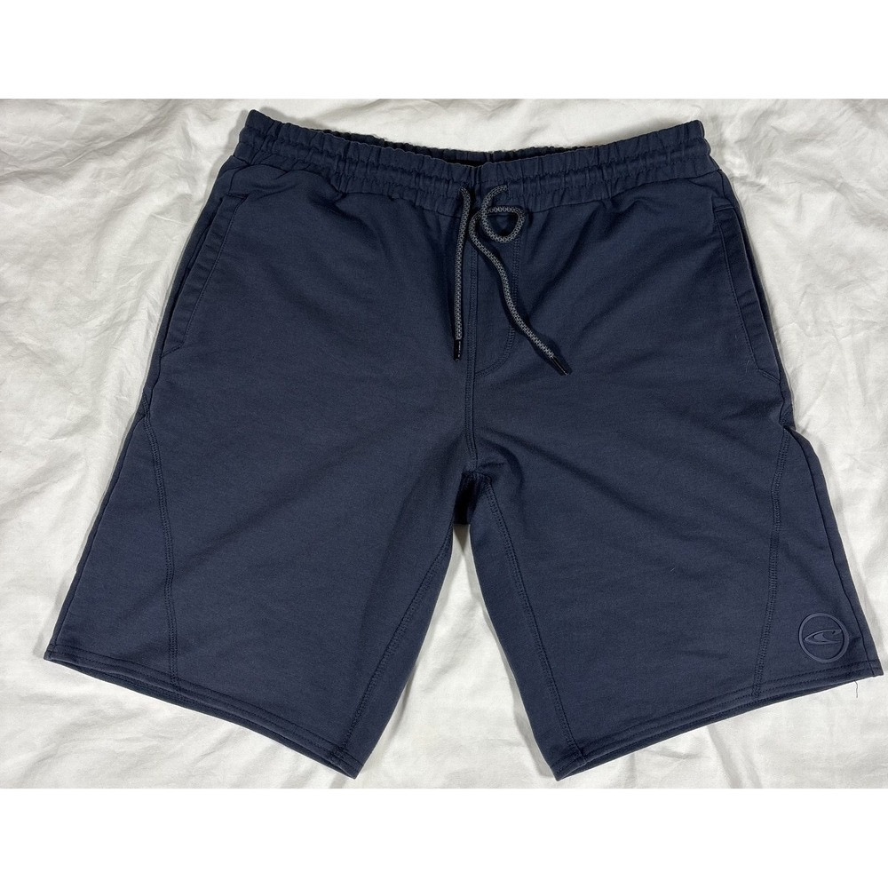 O'Neill Mens Sweat Shorts Navy Blue Standard Fit Athleisure Outdoor Logo M